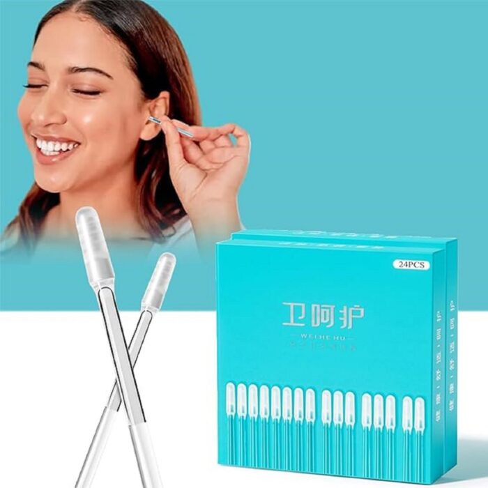 Reusable Sticky Earwax Cleaner ( 2 set ) 48 pieces
